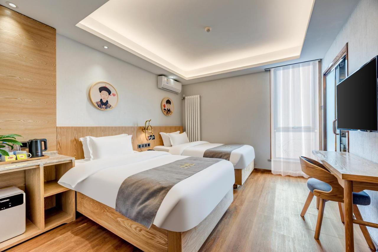 Happy Dragon Saga Hotel: Garden Terrace in City Center Beijing Exterior photo