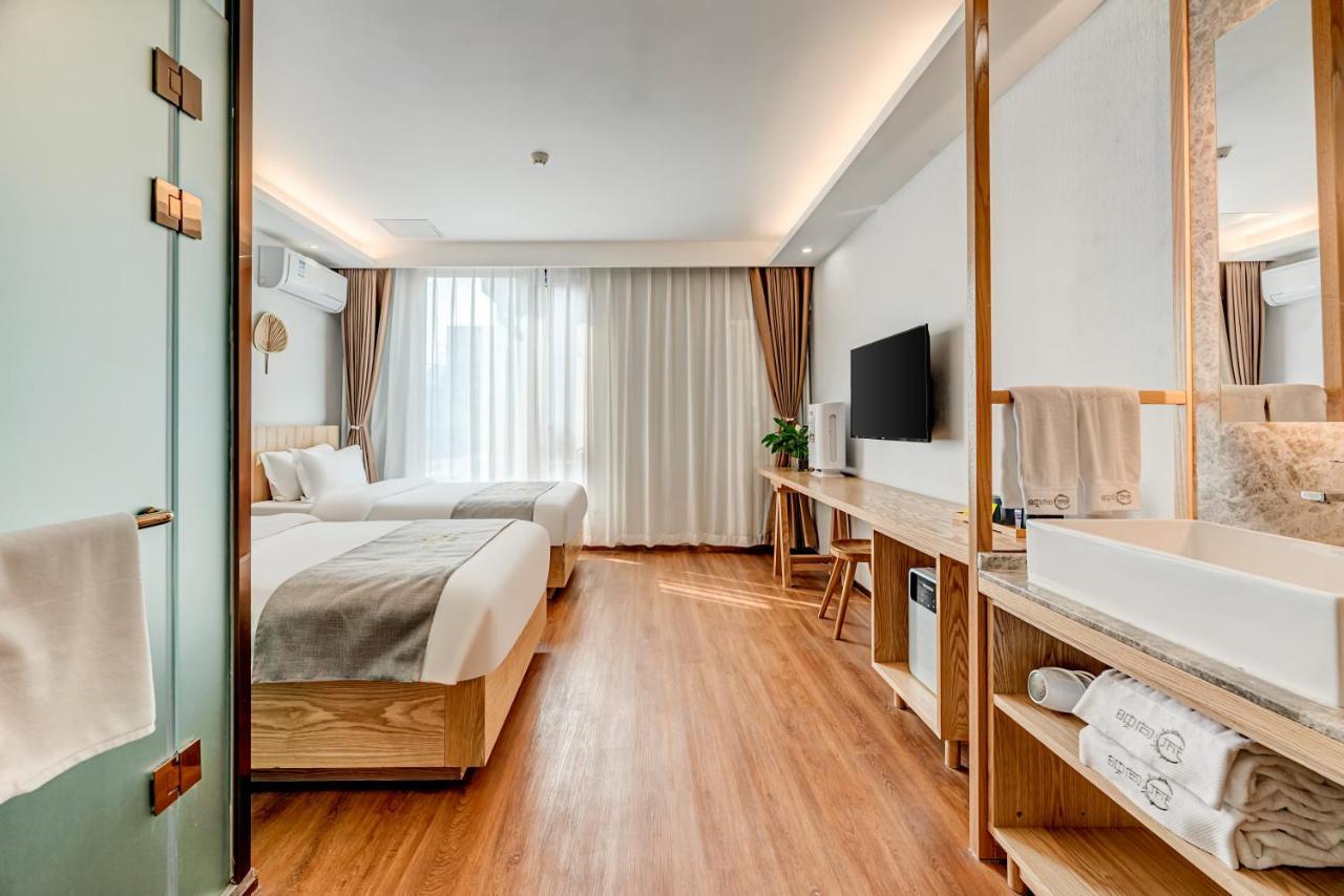 Happy Dragon Saga Hotel: Garden Terrace in City Center Beijing Exterior photo