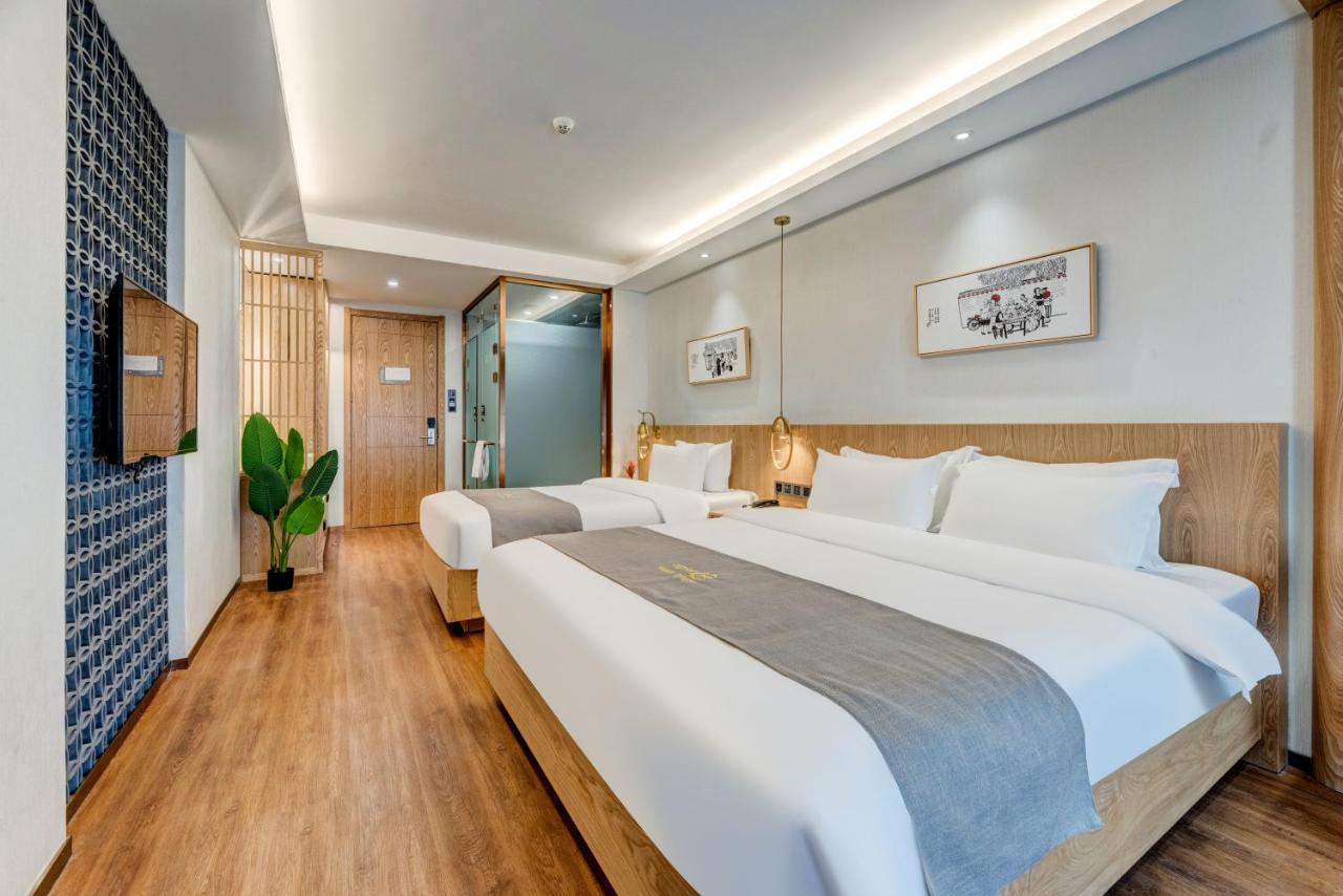 Happy Dragon Saga Hotel: Garden Terrace in City Center Beijing Exterior photo
