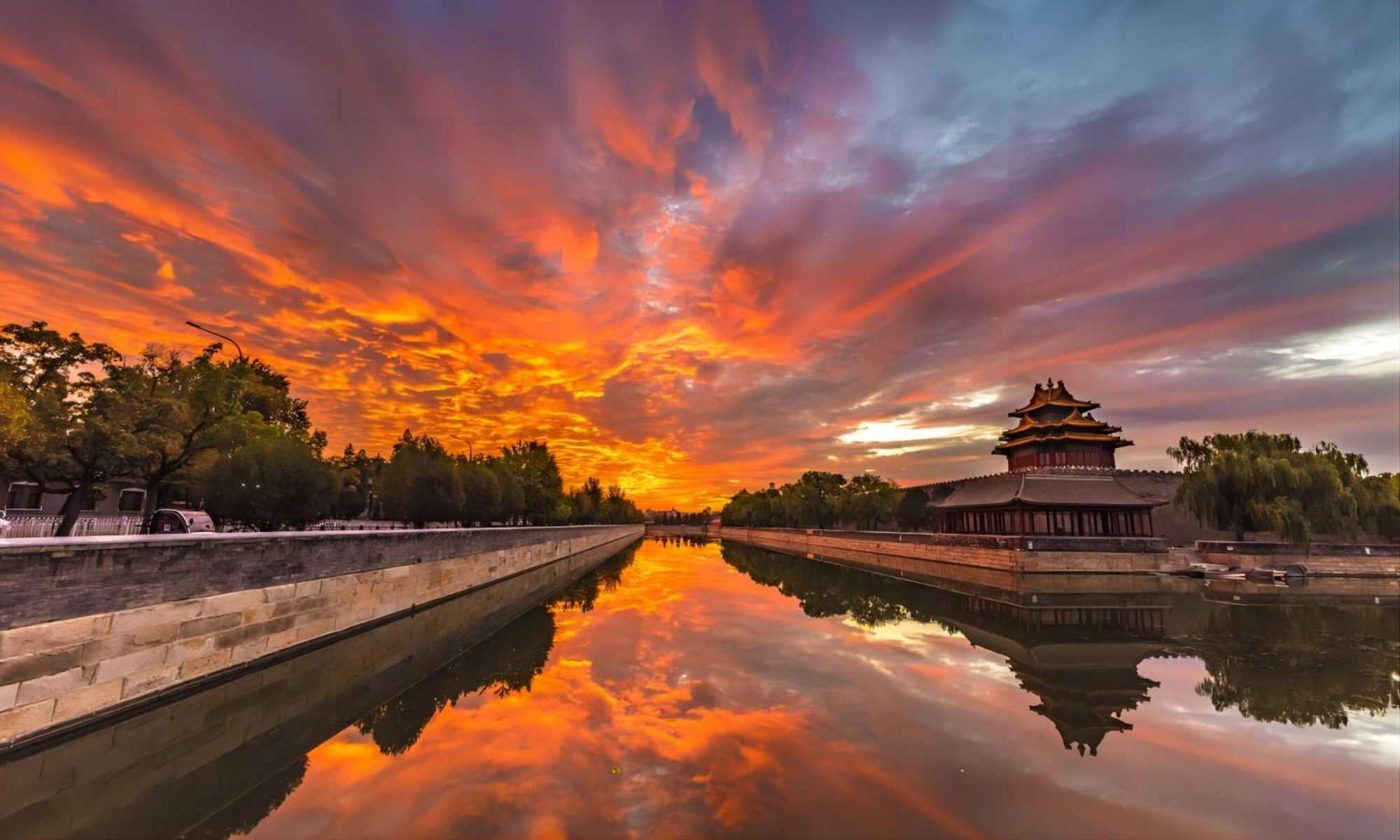 Happy Dragon Saga Hotel: Garden Terrace in City Center Beijing Exterior photo