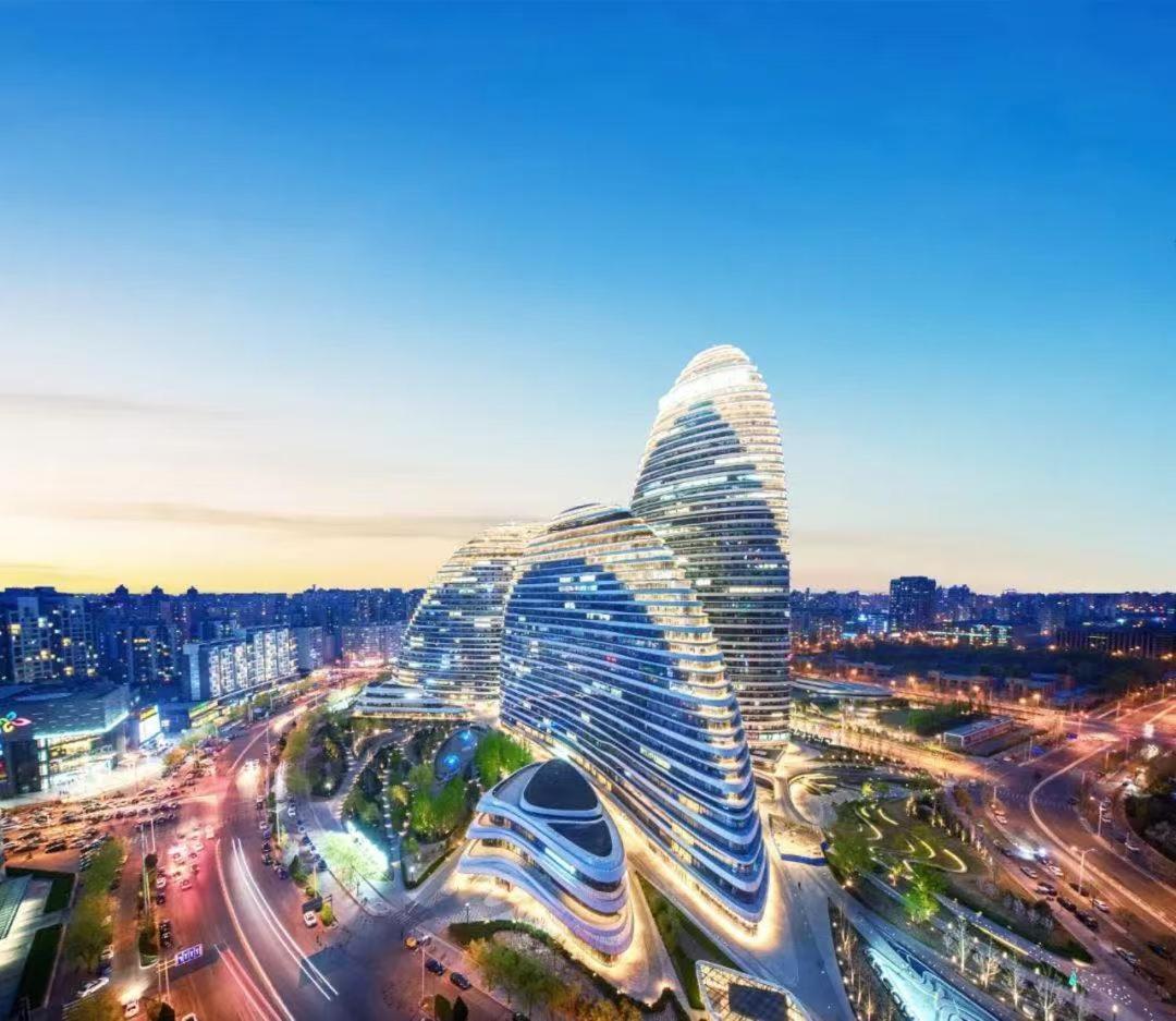 Happy Dragon Saga Hotel: Garden Terrace in City Center Beijing Exterior photo
